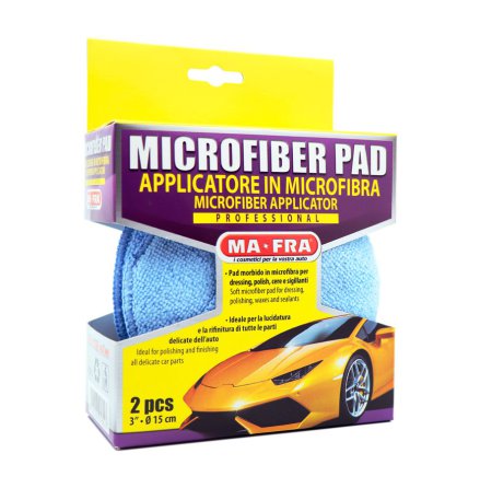 Mafra Microfiber Applicator Pad Blue 2-p