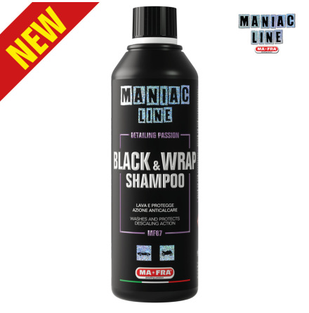 Maniac Black &amp; Wrap Shampoo 500ml