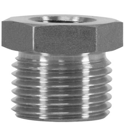 Reduceringsnippel ST-510 STAINLESS STEEL 3/8&quot;-1/2&quot;