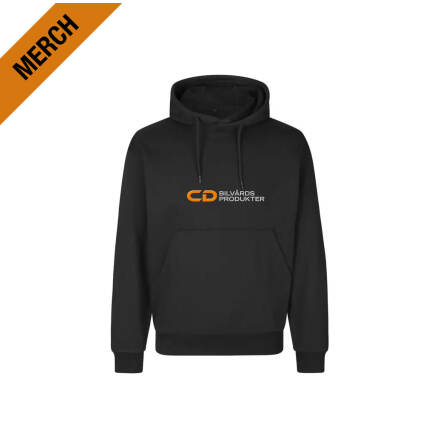 Hoodie Svart med brodyr CD